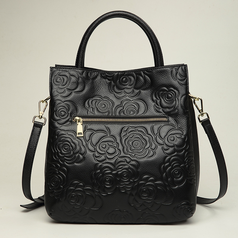 Damen Handtasche Aus Echtleder Große Umhängetasche Für Damen_voghion.com
