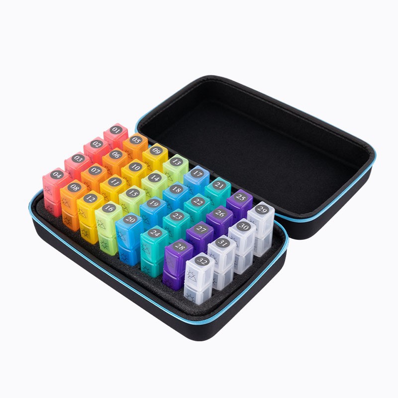 L094 검정색 가방 색상 그리드 플라스틱;