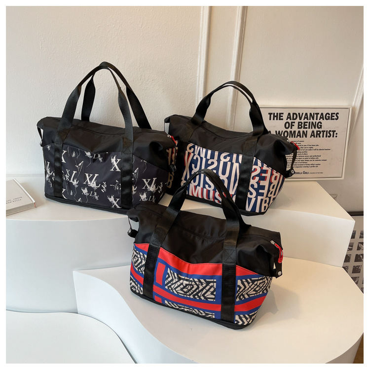 fitness bag men's sports bag yoga bag dry and wet separation crossbody shoulder travel bag short distance luggage handbag_voghion.com