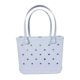 Cross-border EVA hole beach bag waterproof handbag hollow shopping storage outdoor travel diy large capacity shoulder