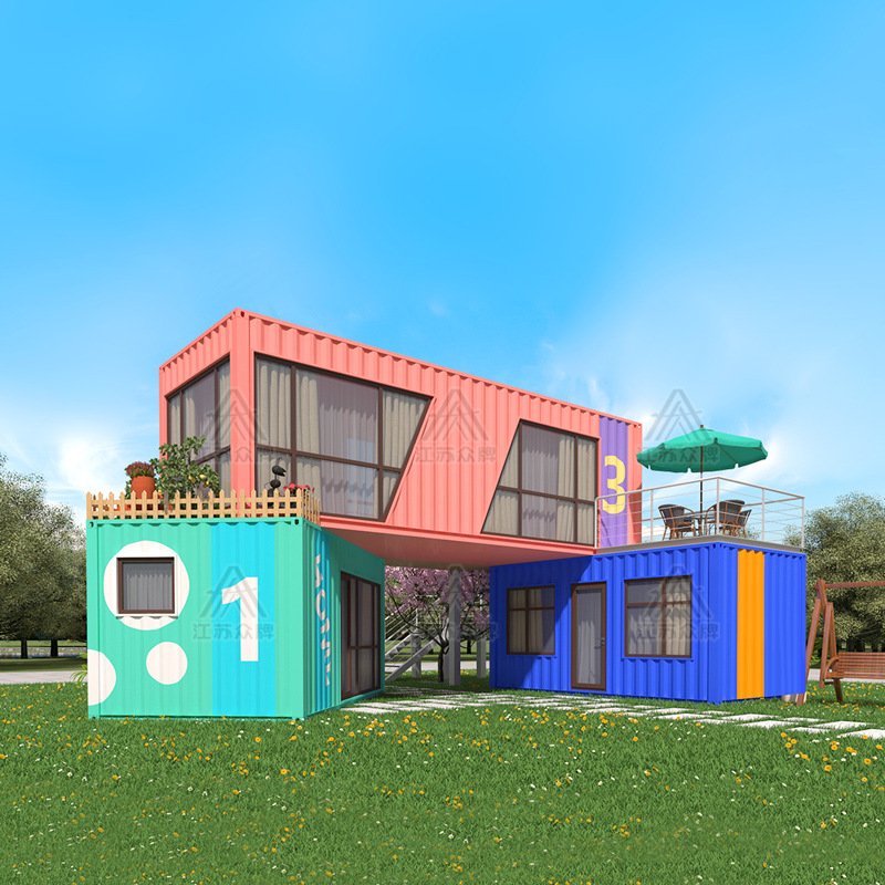 Contenedor Tienda móvil Calle comercial al aire libre Quiosco de venta móvil Área escénica Contenedor B & B Casa móvil