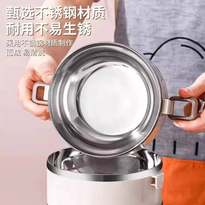 Handheld high quality lunch box stainless steel for elementary school students