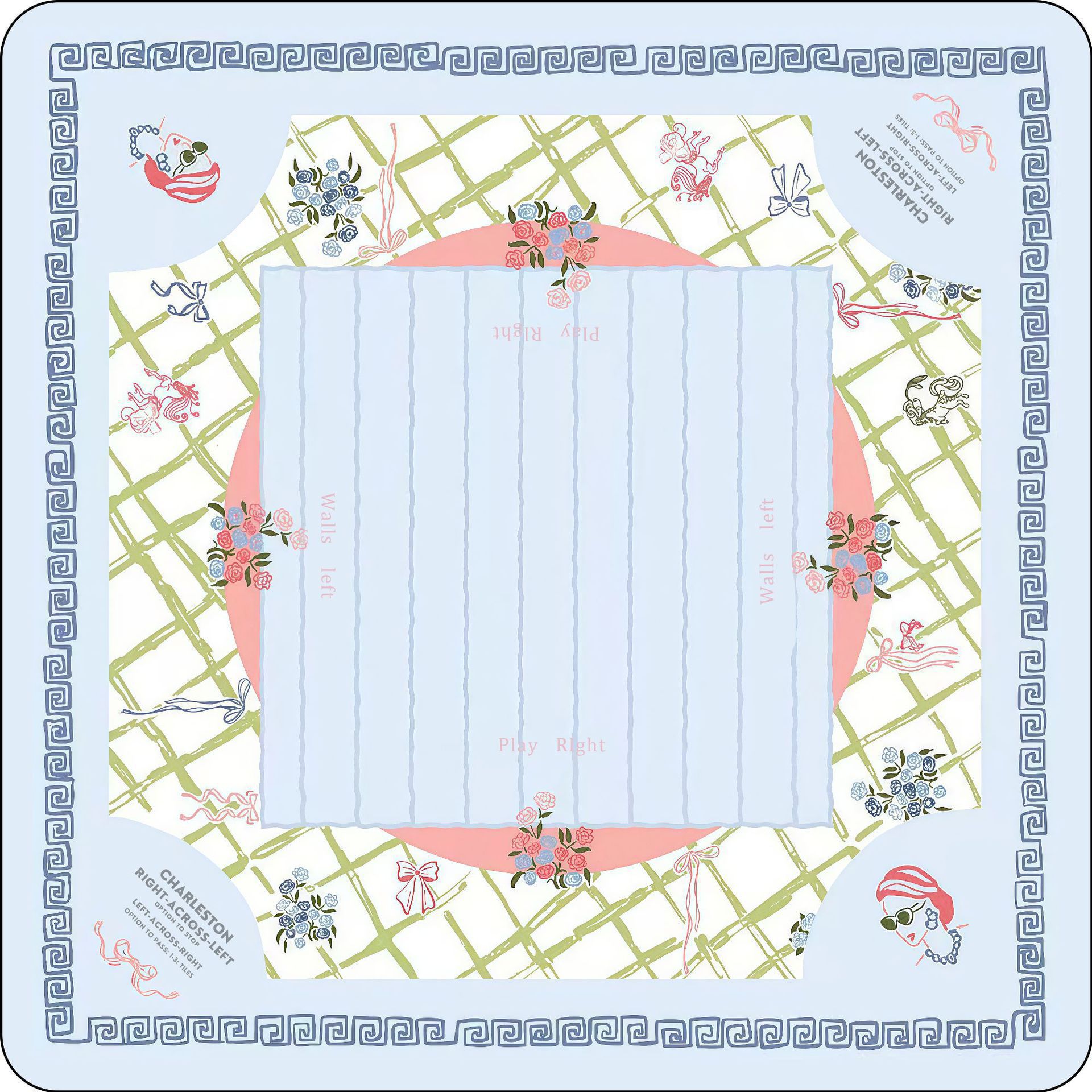 Amazon transfronterizo estilo americano mahjong esteras de mesa sala de ajedrez y tarjetas resistente al desgaste fácil de cuidar esteras de mesa de barro de diatomaceas de absorción de agua secado rápido
