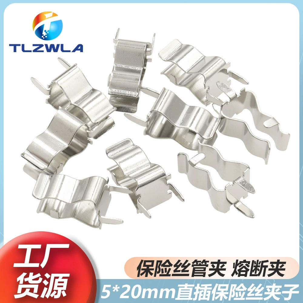 Прямая вставка предохранителя зажим 5*20 мм утолщенный держатель предохранителя
