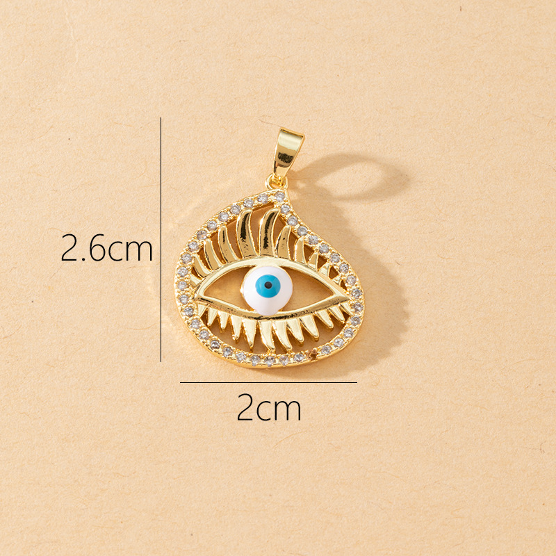 1 Piece Copper Devil's Eye Pendant display picture 20