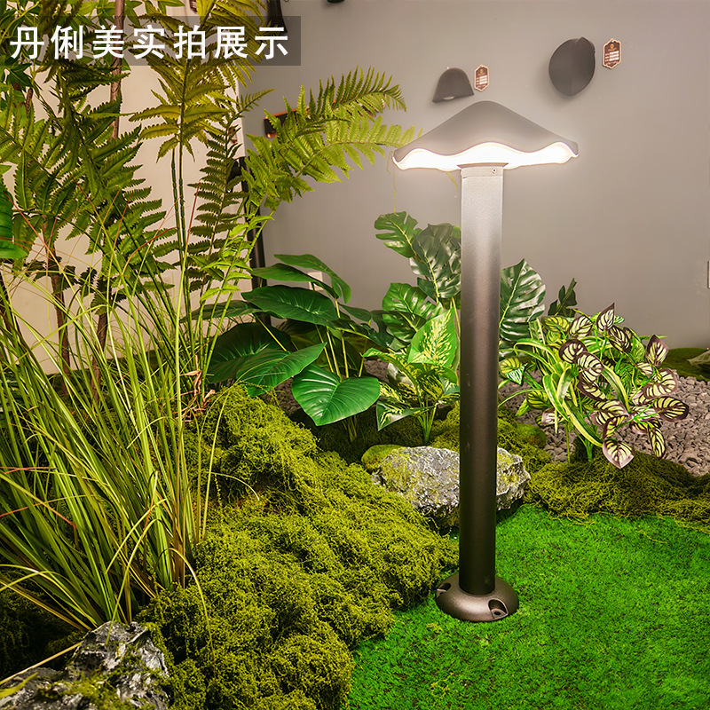 雨伞草地灯圆形LED特色草坪灯户外防水室外小区花园别墅草坪灯|undefined