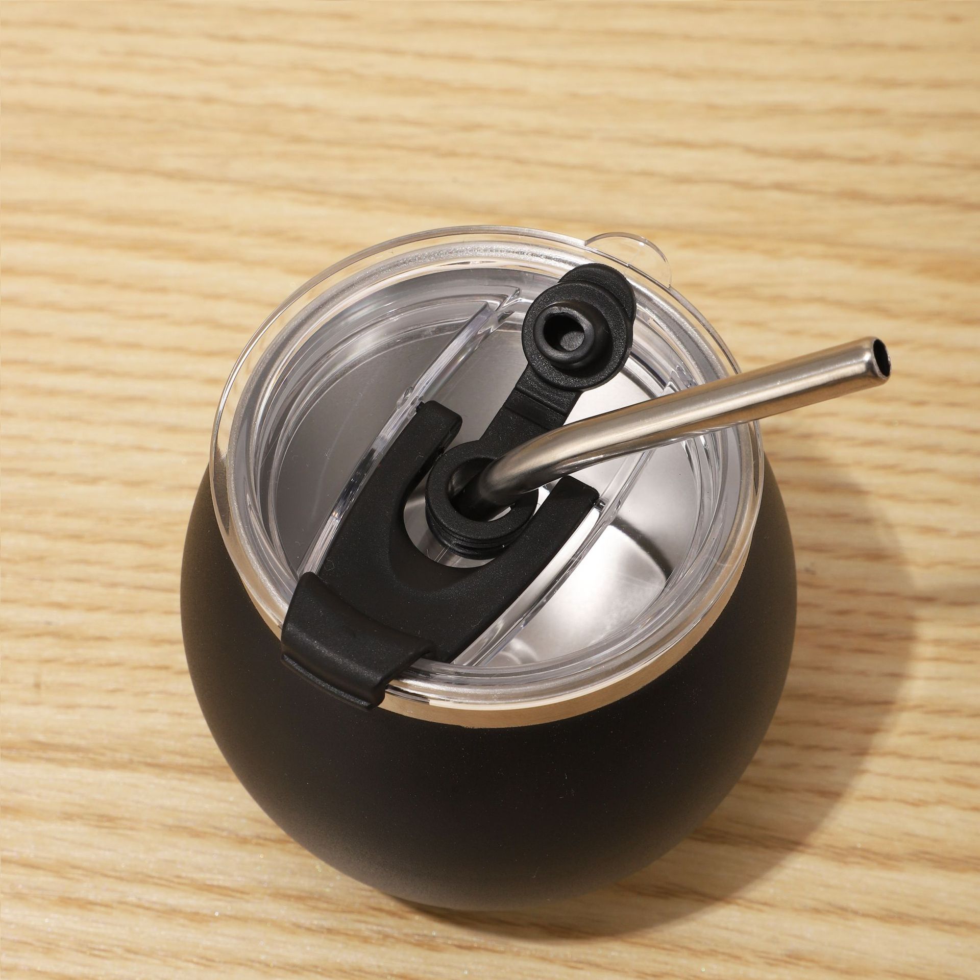 Nuevo argentino mate taza de huevo de 5oz mini taza de cáscara de huevo de pequeña capacidad con paja taza de acero inoxidable
