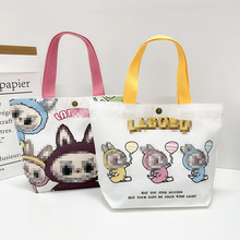 帆布包卡通可爱手提包个性潮流单肩包双面印花拉布系列包包手提袋