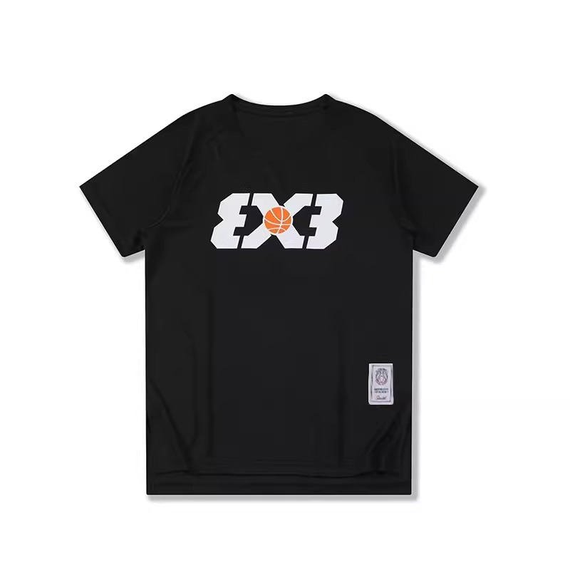 3X3 검정색 반소매