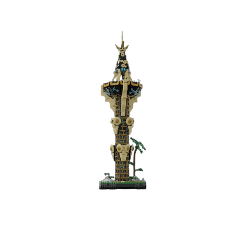 Zelda Tower Model Building Block Set Small Particle Decoration_voghion.com