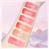 Lipstick, matte natural pink nude lip gloss, translucent shading