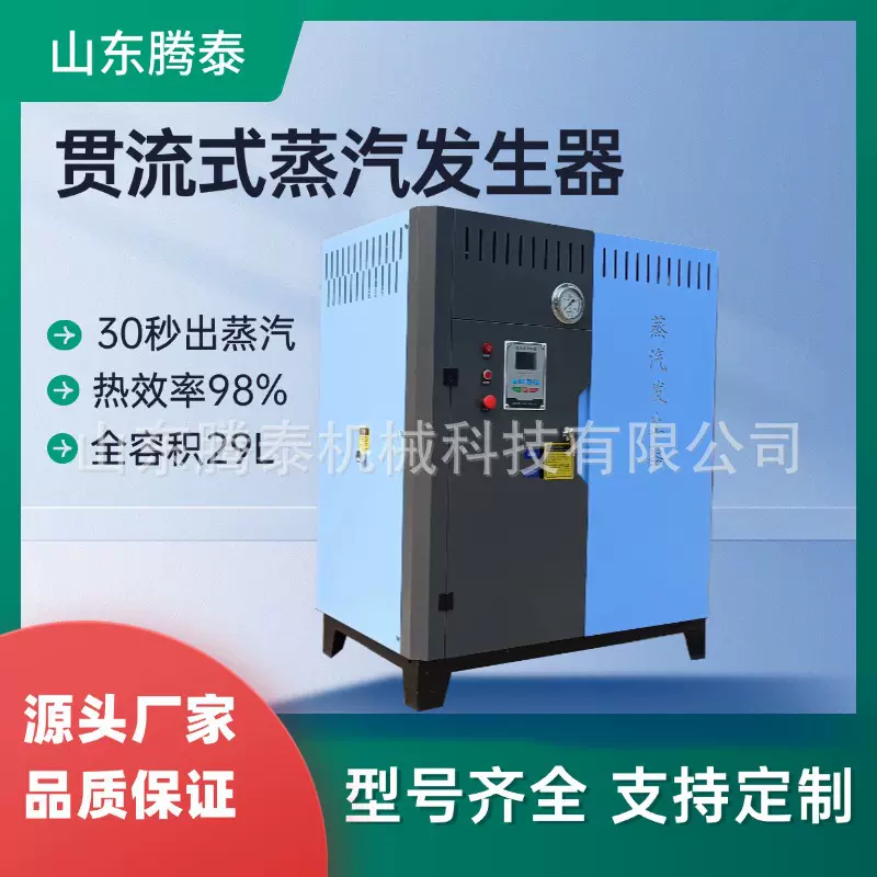 腾泰全预混超低氮柴油天然气甲醇蒸汽发生器 新规全容积30升