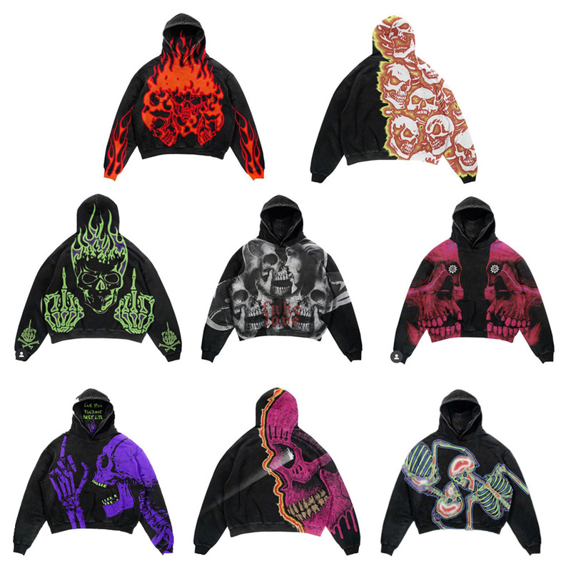 Aixi Clothing Fleece Cloth Flame Skeleton Skeleton 3D Digital Printed Hoodie Youth Adult Large Size Sweatshirt Aixi Clothing Fleece Cloth Flame Skeleton Skeleton 3D Digital Printed Hoodie Youth Adult Large Size Sweatshirt