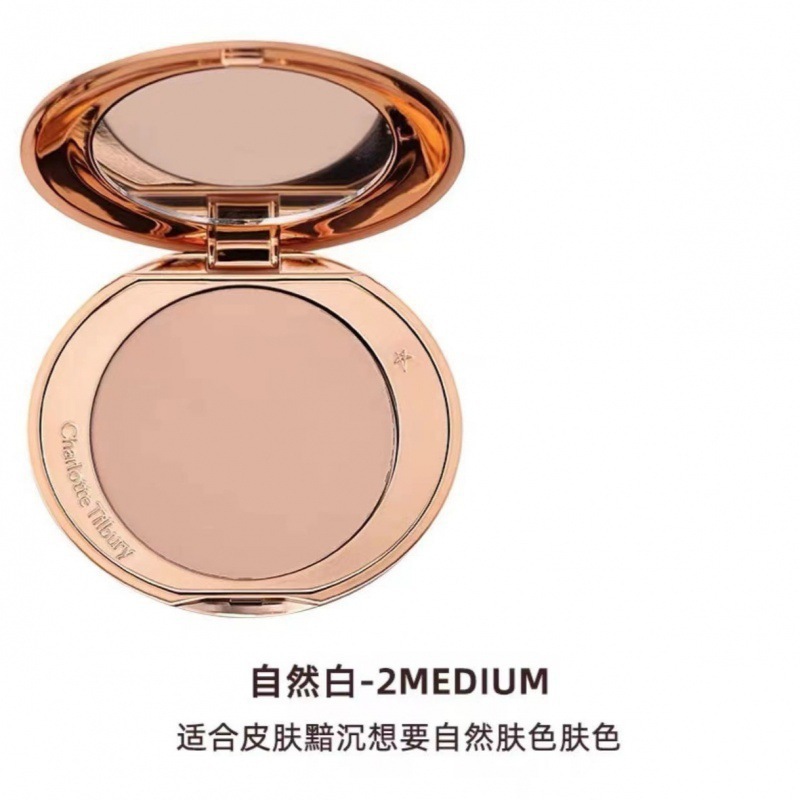 无暇蜜CT粉饼8g柔焦1FAIR蜜粉定妆控油轻盈贴肤哑光自然持妆粉饼|undefined