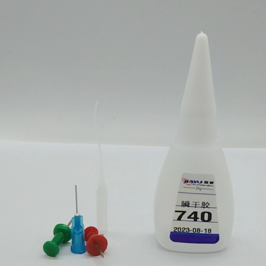 厂家直740强力瞬干胶 玩具 灯鉓 塑胶材质快速粘接 环保 无白化