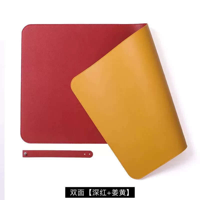 Polyurethane Double-Sided Mouse Pad — Two-Tone Desk Mat, Multi-Size Customizable