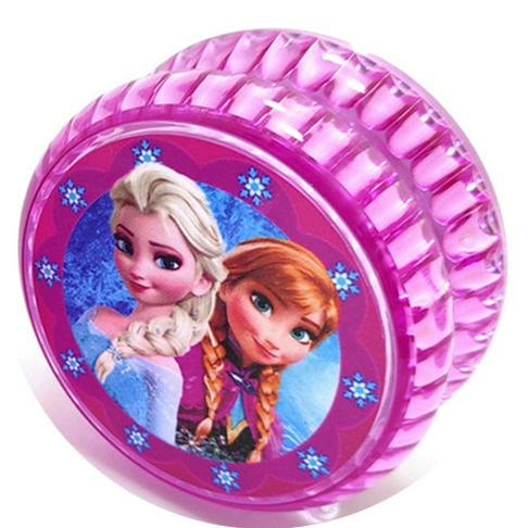 6BVQ вращающийся двойной светильник-йо-ледяной снег Belle йо-йо Kulomi игрушка детский подарок лед фиолетовый