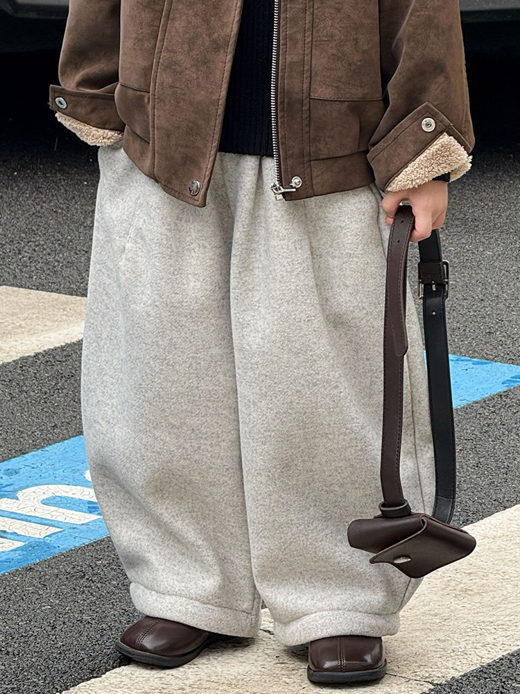 25776 серые бархатные шаровары