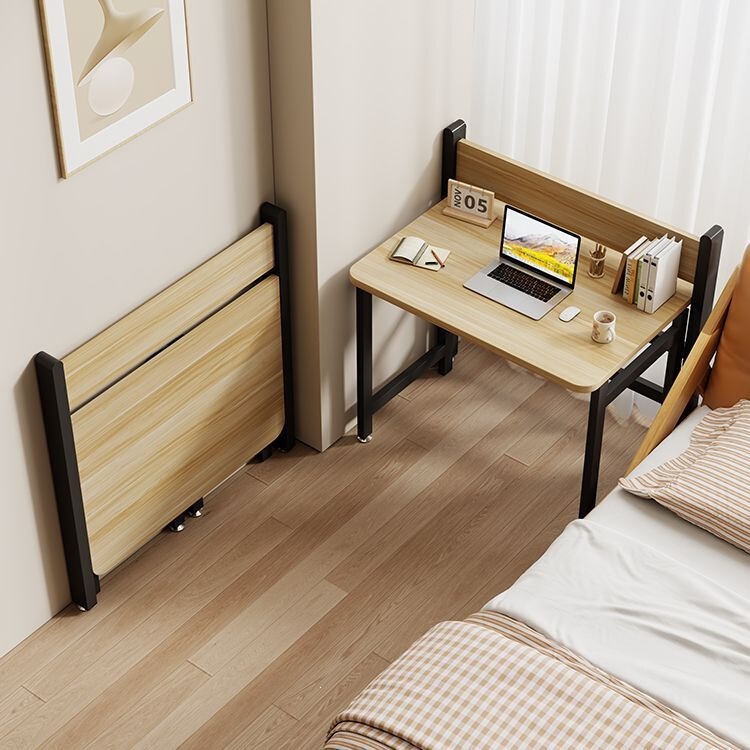 Folding desk, bedside computer table, bedroom small apartment study table, solid wood computer table, eco-friendly board for students Folding desk, bedside computer table, bedroom small apartment study table, solid wood computer table, eco-friendly board for students