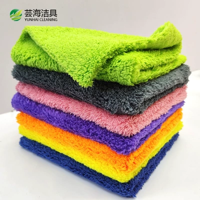 Car cleaning tools: ultrasonic hot coral fleece