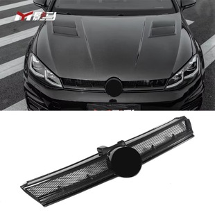 Suitable for Vw Volkswagen Golf 7/7.5 Grille Modified Front Air Intake Grille Carbon Fiber Decorative Auto Parts