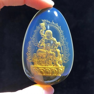 Immovable Ming Wang 10-20-30g Mexico Lamper Yin Carved Ming Carved Pendant Shown Anger Like Zodiac Chicken Guardian