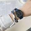 Fashionable brand retro electronic quartz swiss watch for leisure, light luxury style, simple and elegant design