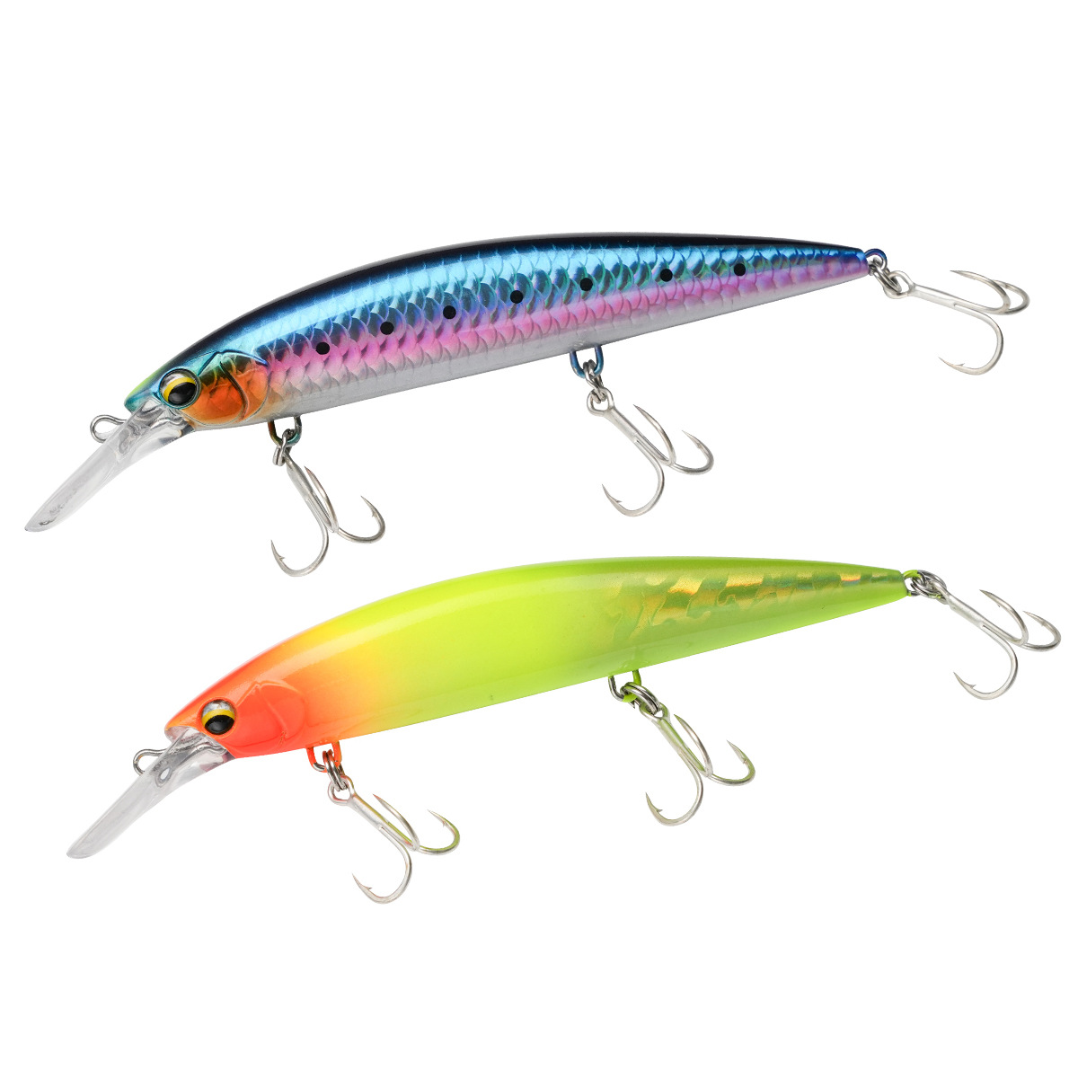 Pesca en el mar Big Minor 11cm38g barco sumergido pesca de proyección lejana láser tridimensional carretera sub-cebo sumergido en aguas profundas Minor transfronterizo