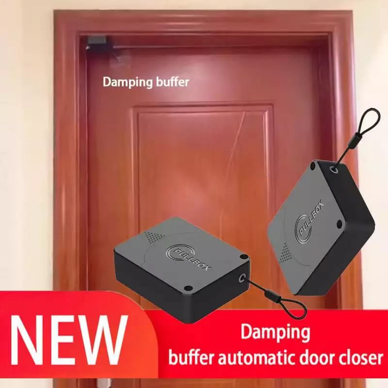 New Product Damping Buffer Automatic Door Closer Punch-free Sliding Door DoorCloser Sliding Door Anti-fall Door