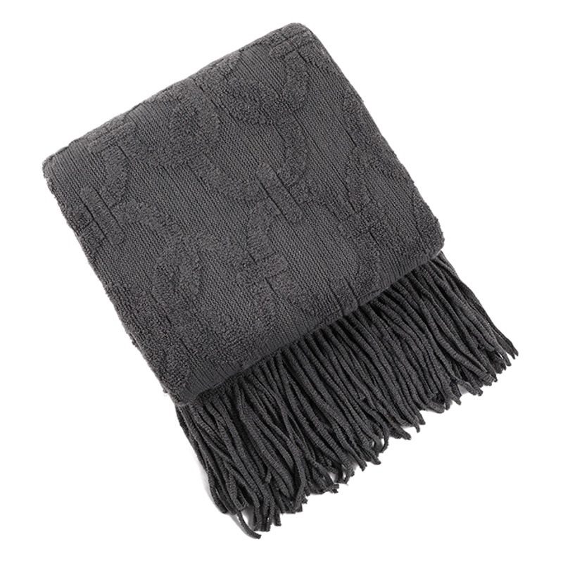 Sofa blanket blanket blanket knitted blanket office nap blanket jacquard Terry blanket American blanket thread blanket