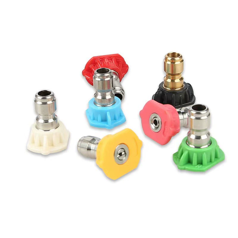 Автомойка автомобиля Аксессуары для очистки автомобиля высокого давления вентилятор водяной пистолет многоугловой быстро вставной насадкой из нержавеющей стали