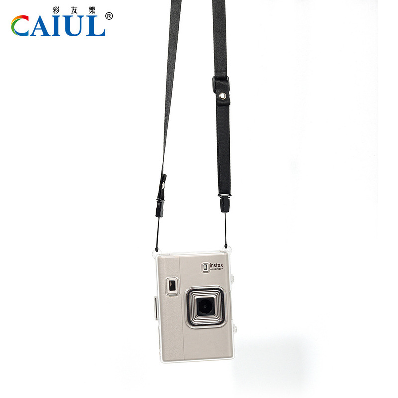 2025 New Polaroid Instax Mini Liplay + Transparent Camera Protective Storage Case Durable Black Rope