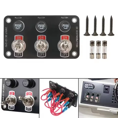 12-24V with 10A Fuse – Power supply, ignition system accessories