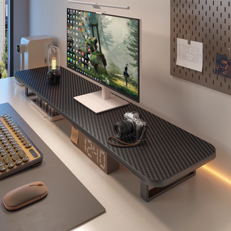 Desktop Computer Elevated Stand Office Desktop Storage Rack Monitor Screen Base Storage Elevated Workstation Bracket