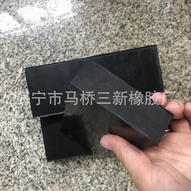 黑色橡胶实心方形减震垫防撞块 丁腈胶90度橡胶减震块 橡胶块