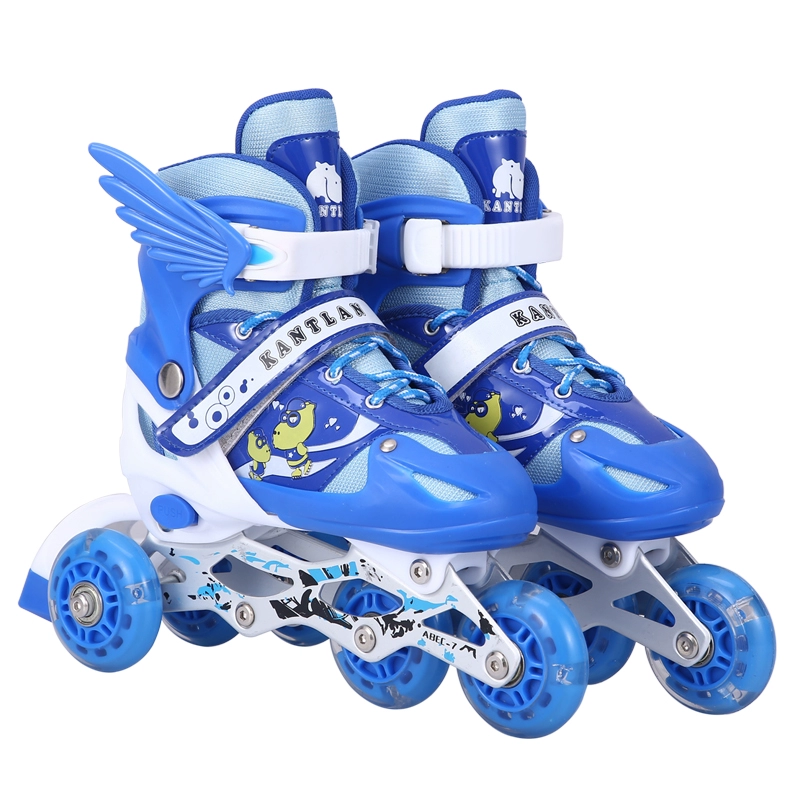 Детский комплект для начинающих на четырех колесах, роликовые коньки для мужчин и женщин, полный комплект