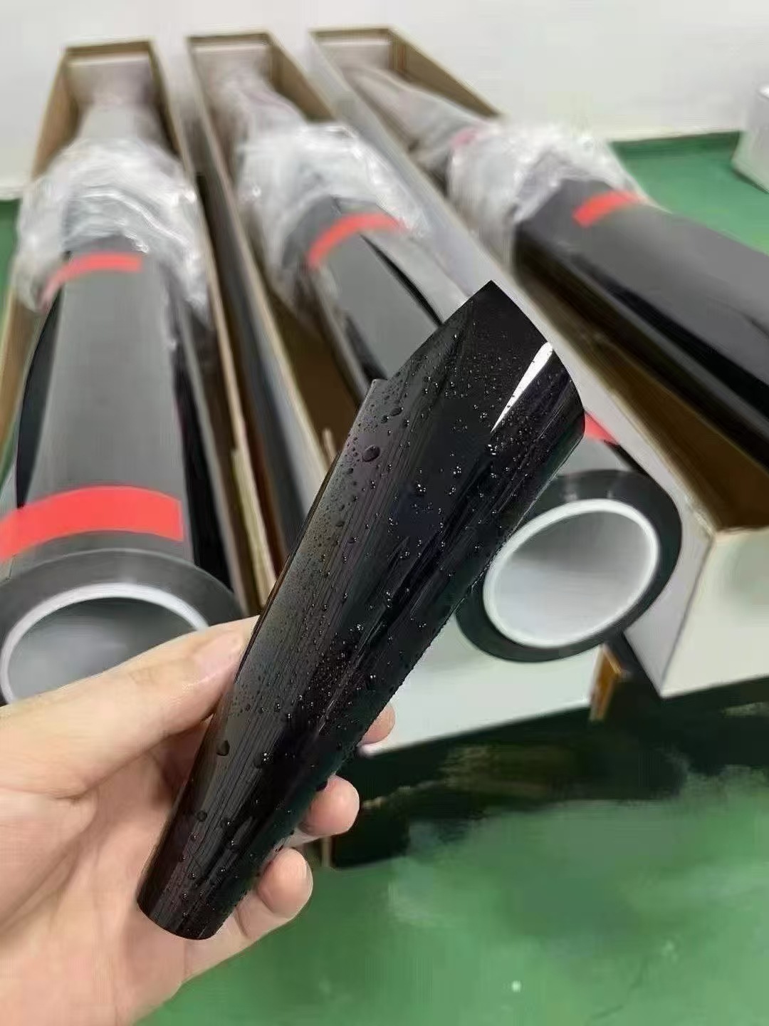 Tpu Super Bright Piano Black Car Color Changing Film Bright Black Full Car Color Changing Film Paint Car Clothing Protective Film with Repair