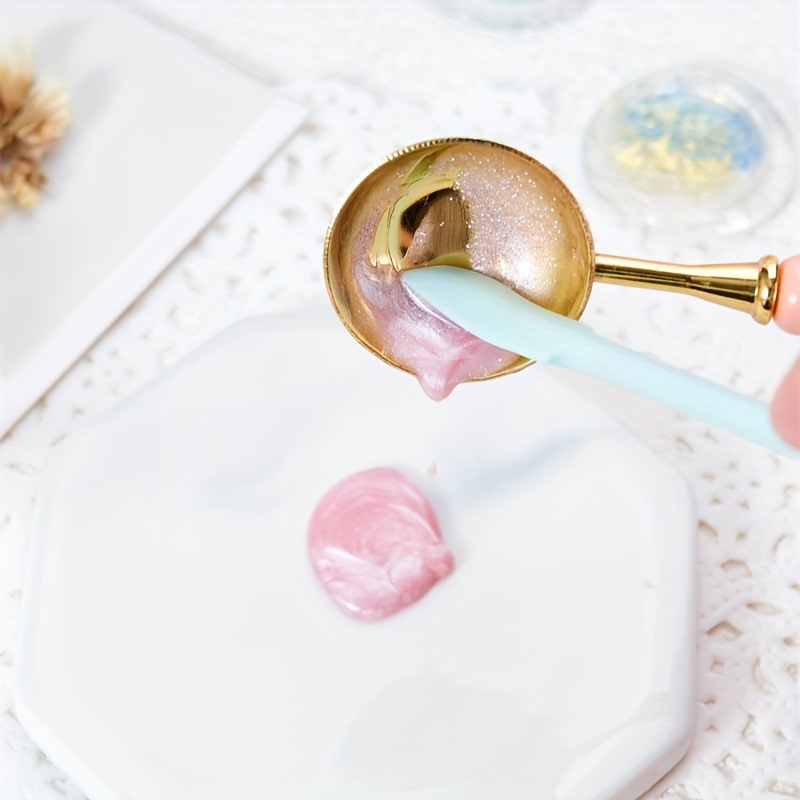Double-sided silicone scraper, mixing stick, new collection