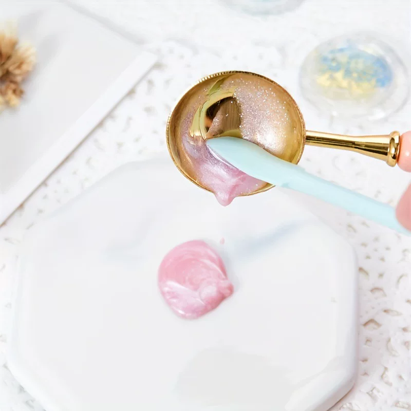Double-sided silicone scraper, mixing stick, new collection