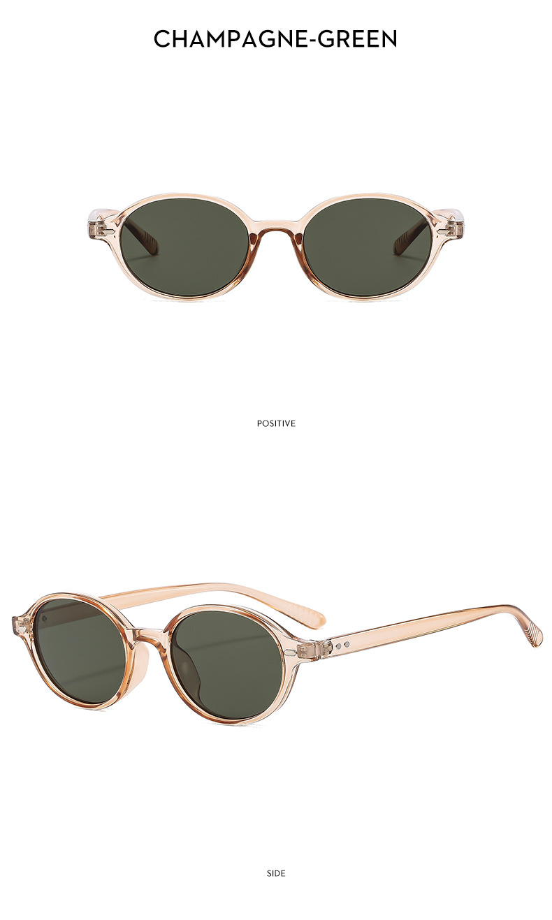 42g Weight Full rim frame Glasses Structure Sunglasses, Glasses Classification PC, UV400 Protection Lens Material Oval Frame Glasses Style Casual Occasion Color Block, Solid Color Pattern All Seasons Season Unisex Gender Vacation, Classic Style Style Vacation Classic Style Color Block Solid Color PC UV400 Protection Oval Frame Full Rim Frame Women's Sunglasses 10