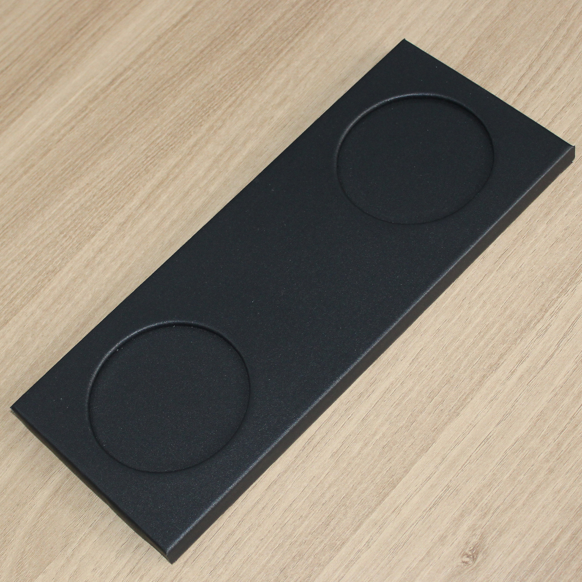 펜 슬롯이 없는 이중 구멍 컵 홀더