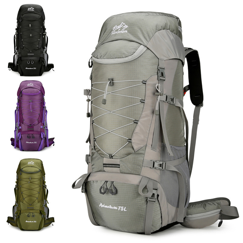 新しい屋外負担軽減旅行登山バッグ大容量ランニング用品スポーツバッグ拡張ハイキングバックパック|undefined
