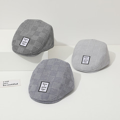 have小標兒童鴨舌帽寶寶帽子春秋洋氣前進帽男童貝雷帽穿搭時尚帽