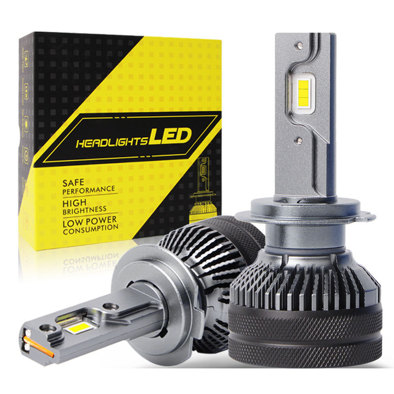 LED Avtomobil Farı H1/H7 55W 6000K İki Borulu Soyutma