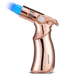 Windproof inflatable cigar lighter igniter moxibustion spray inflatable high temperature welding direct-injection barbecue lighter