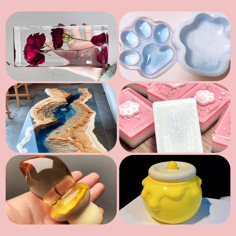 滴胶速干1:1环氧树脂ab胶 超透明自消泡手工diy饰品硬胶水晶滴胶