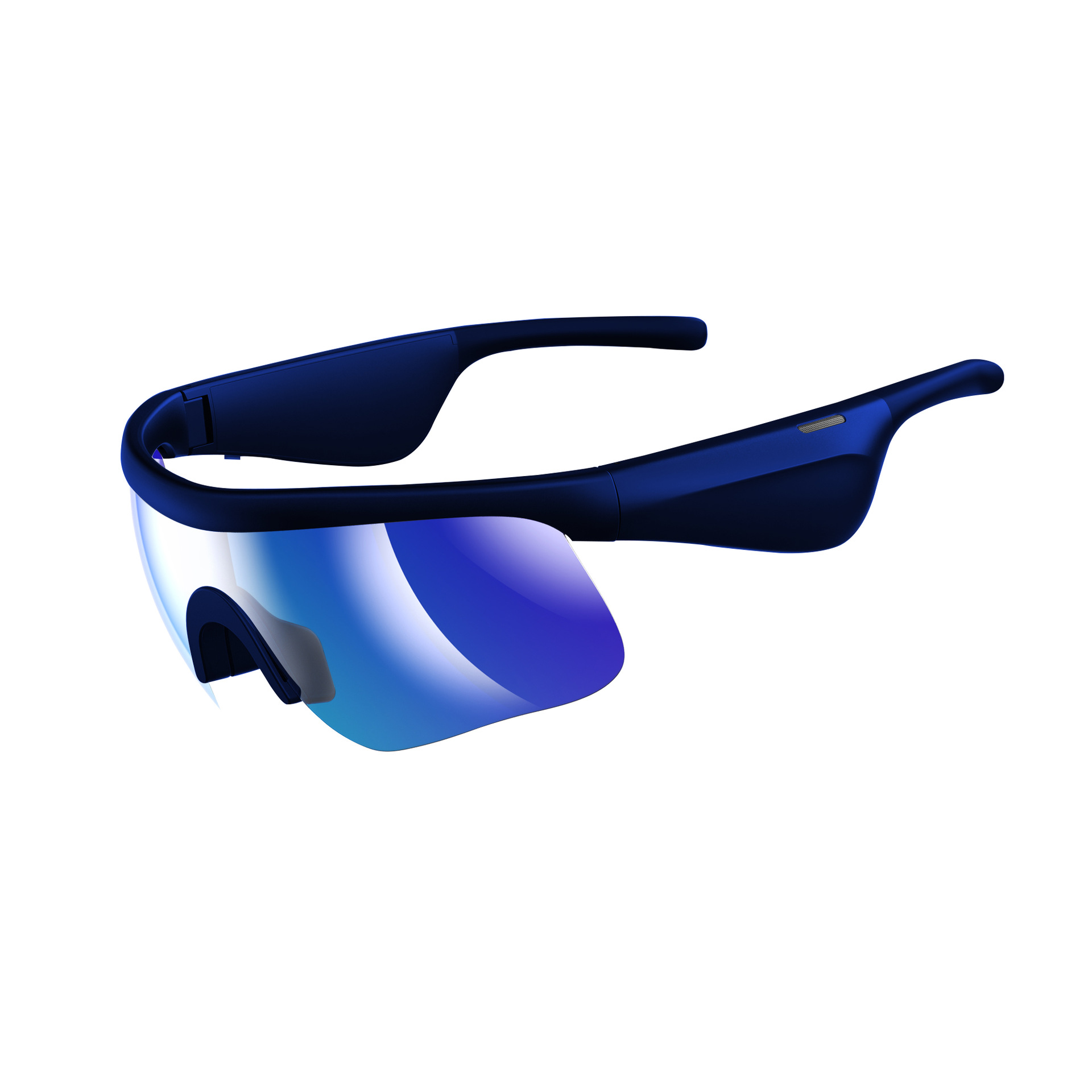 Deep blue frame + blue lens (neutral color box packaging) moq 100, customization lead time 15 days