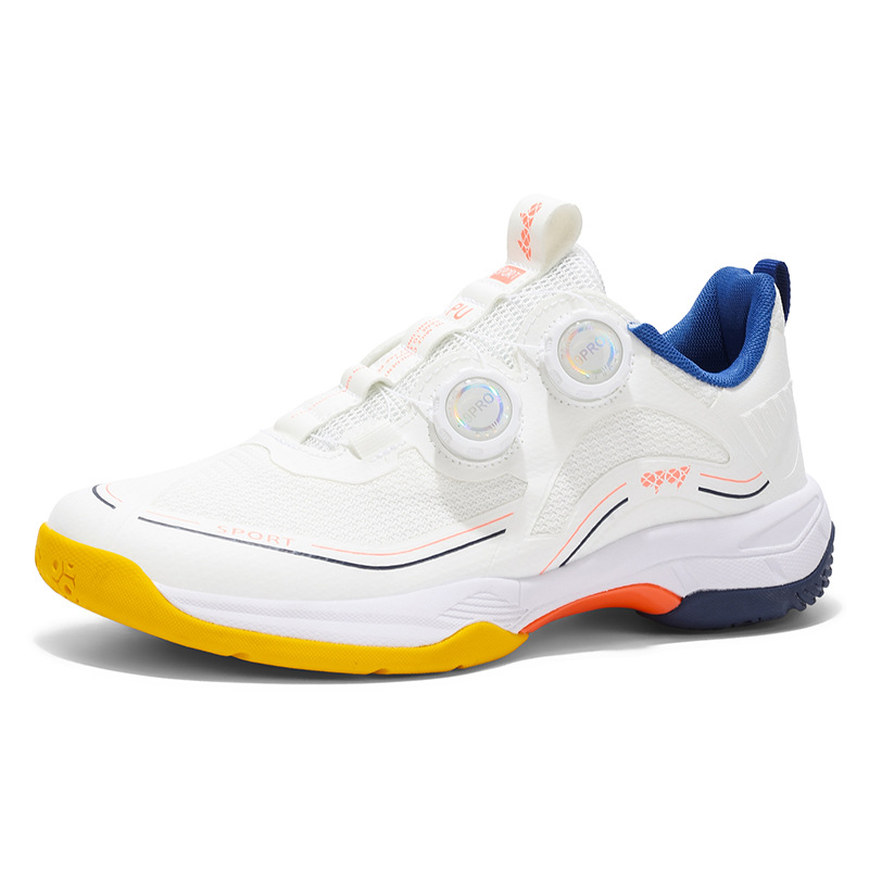 Zapatos de bádminton profesionales de placa de carbono base abrazadera de goma giratoria en stock de placa de carbono zapatos de bádminton