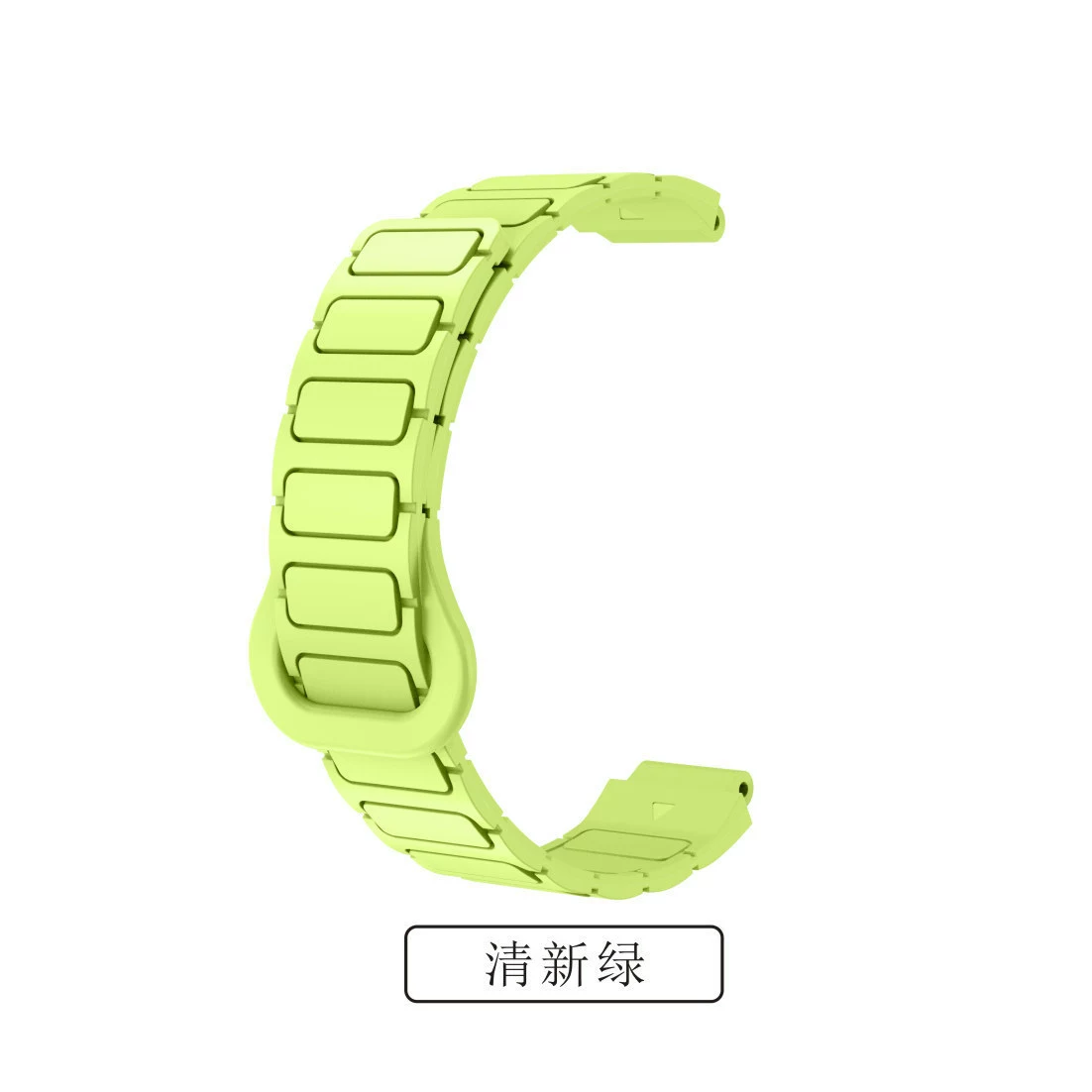 Подходит для Samsung/Huawei/Huami/Garmin/Loop I-образный магнитный силиконовый ремешок 12/18/20/22 мм