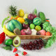 Simulated Fruit Fake Fruit Apple Orange Orange Model Plastic Decorative Ornaments Photography Props Kidsren's Teaching Aids